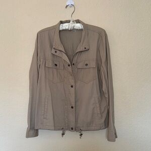 Christopher & Banks Light Tan Utility Jacket